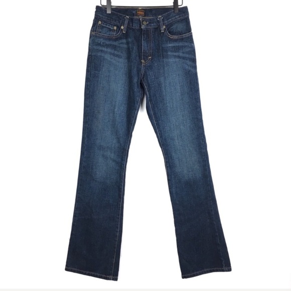 FOSSIL Jeans Bootcut Dark Wash 100% Cotton Denim Automatic Fly Size 4 Regular - Picture 9 of 9